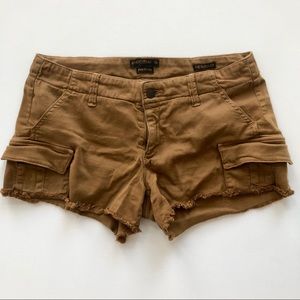 Genetic Denim cutoff cargo shorts size 29